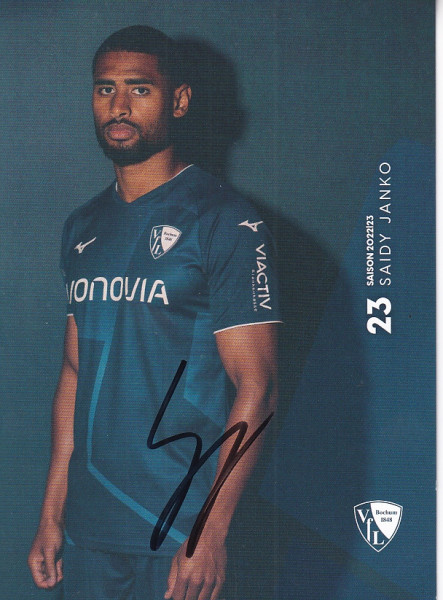 Autogrammkarte - VfL Bochum - Saidy Janko - Original Signatur