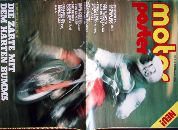 Motor Poster - 28.08.1978 - Nr. 5 - Egli Honda 750, Yamaha XS 750