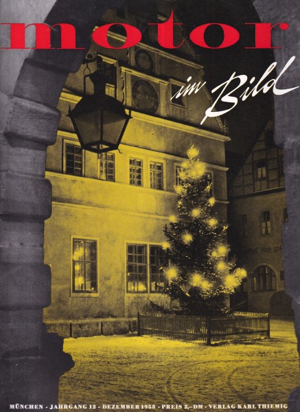 Motor im Bild - 1958 Dezember