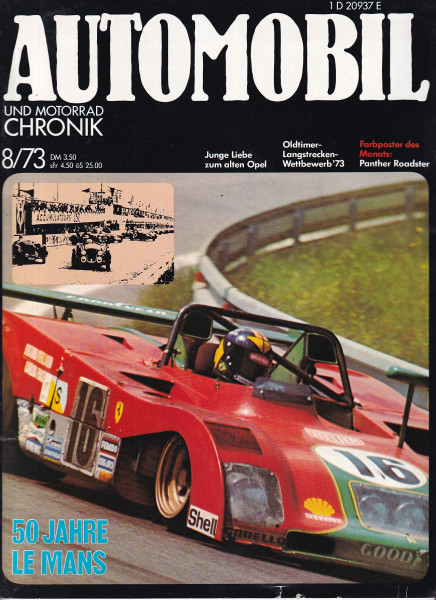 Automobil und Motorrad Chronik - 1973 - 08
