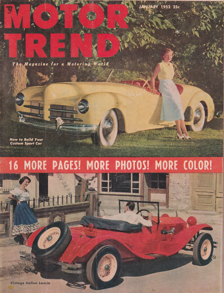 Motor Trend - 1952 January