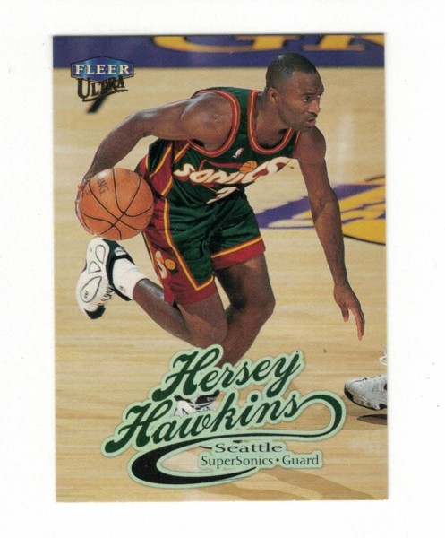 Basketballkarte - HERSEY HAWKINS - Fleer - Ultra