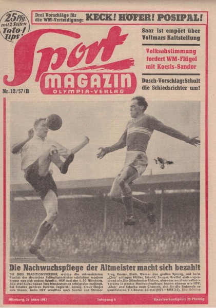 Sport Magazin - 1957 12 B - 21. März 1957