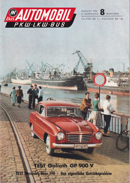 Das Automobil - PKW-LKW-BUS - August 1956