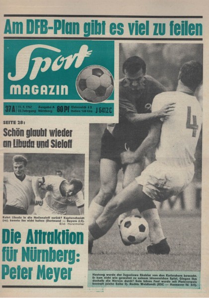 Sport Magazin - 1967 37 A - 11.09.1967