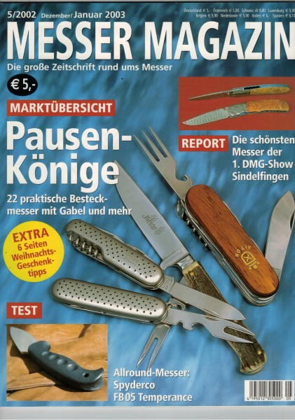 Messer Magazin, 2002/05, Dezember 2002/Januar 2003