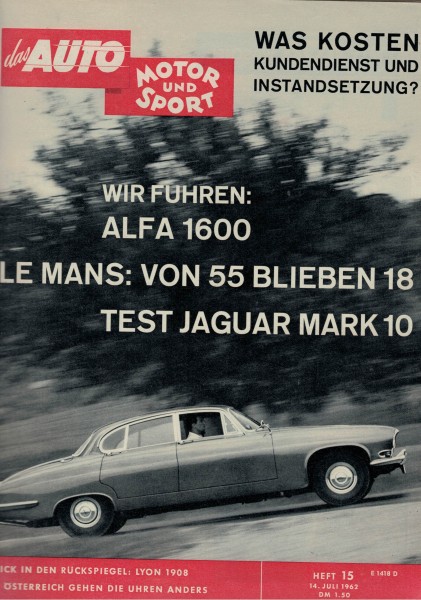 Auto Motor und Sport 1962 Heft 15-14.07.1962