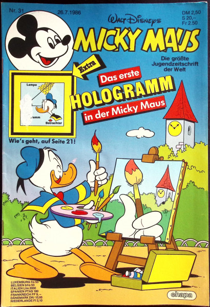 Micky Maus 1986 Nr. 31 / 26.07.1986