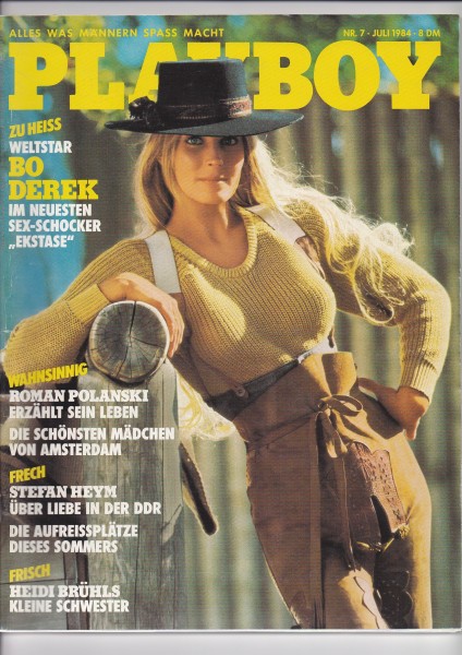 Playboy D 1984-07 Juli - Bo Derek