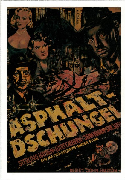 Cinema Filmkarte "Asphalt-Dschungel"
