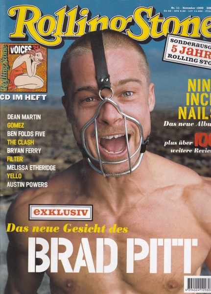 Rolling Stone 1999-11 November - Ausgabe 61 - Nine Inch Nails, Brad Pitt, Dean Martin - mit CD