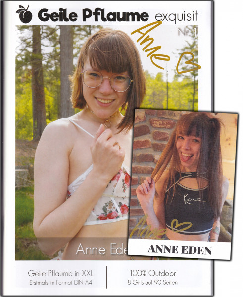 Geile Pflaume exquisit - Ausgabe 1 - signiert von Anne Eden + Autogrammkarte
