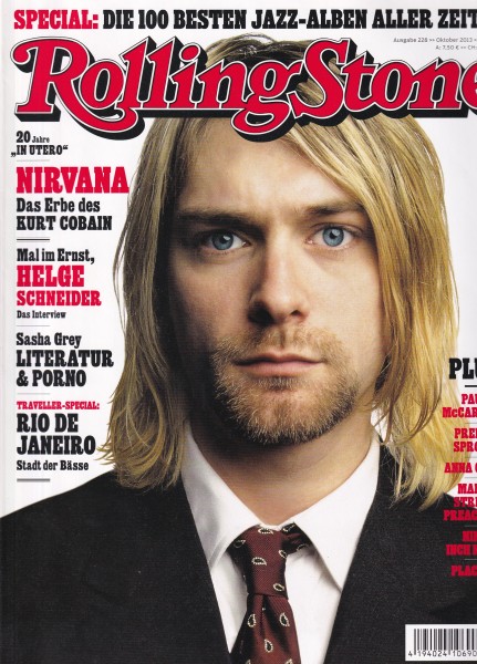 Rolling Stone 2013-10 Oktober - Ausgabe 228 - Nirvana, Kurt Cobain, Helge Schneider - mit CD