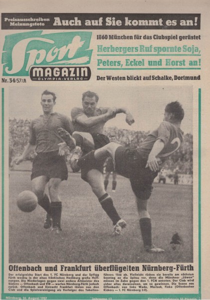 Sport Magazin - 1957 34 A - 26.08.1957