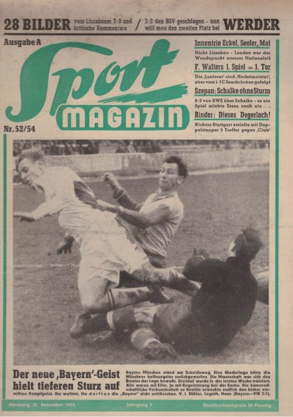 Sport Magazin - 1954 52 A - 27. Dezember 1954