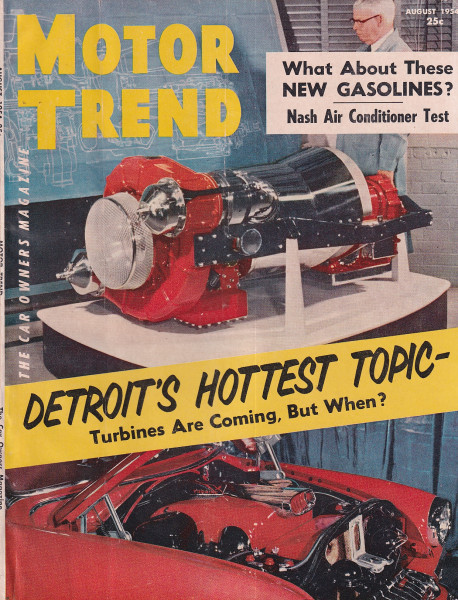 Motor Trend - 1954 August