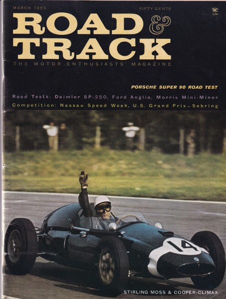 Road & Track - 1960 March - Amilcar CGSS, Porsche Super 90, Daimler SP-250, Ford Anglia