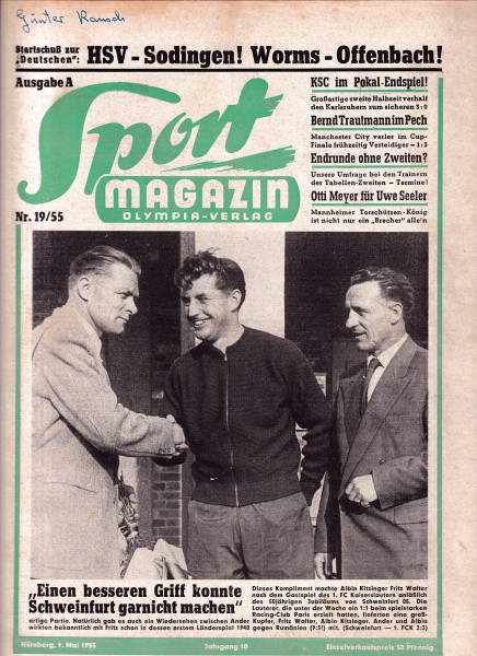 Sport Magazin - 1955 19 A - 09. Mai 1955