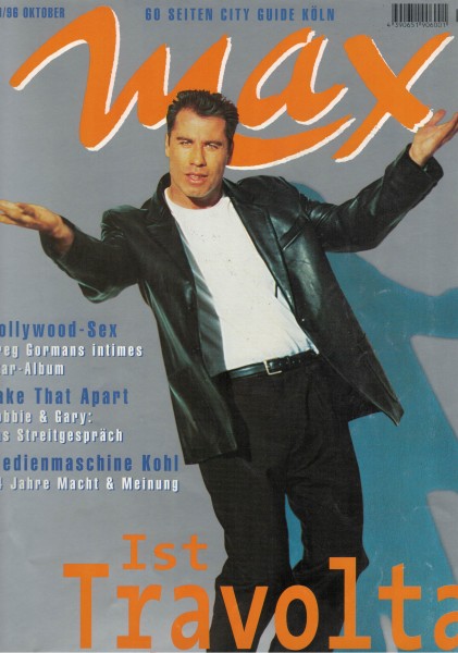Max - Das Lifestyle-Magazin, 1996-10, John Travolta