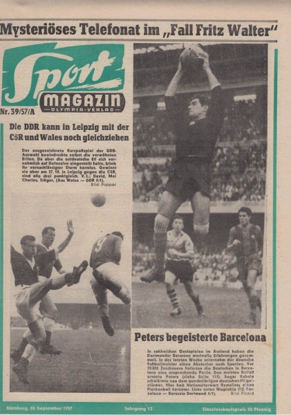 Sport Magazin - 1957 39 A - 30.09.1957