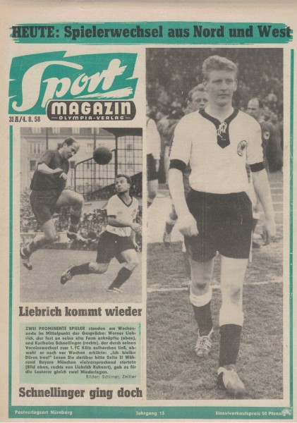 Sport Magazin - 1958 31 A - 04.08.1958
