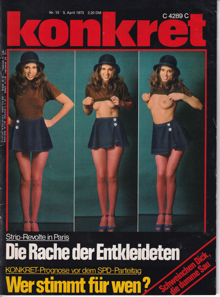 Konkret - Zeitschrift für Kultur und Politik - 05. April 1973