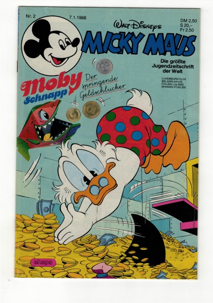 Micky Maus 1988 Nr. 02 / 07.01.1988
