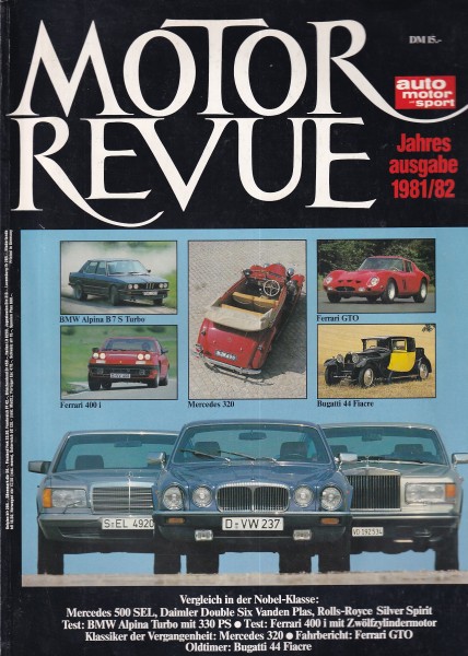 Motor Revue - 1981/82 - Jahresausgabe