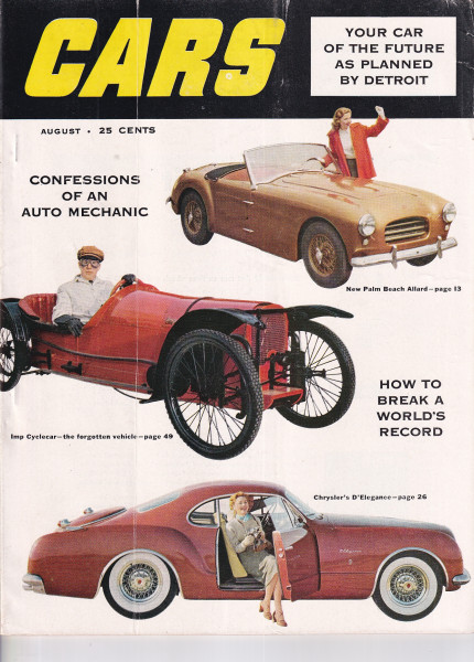 Cars - 1953 August - The new and different Automobile Magazine