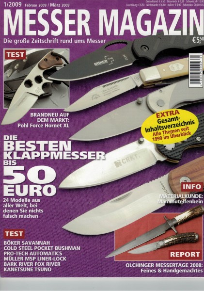 Messer Magazin, 2009/01, Feberuar/März