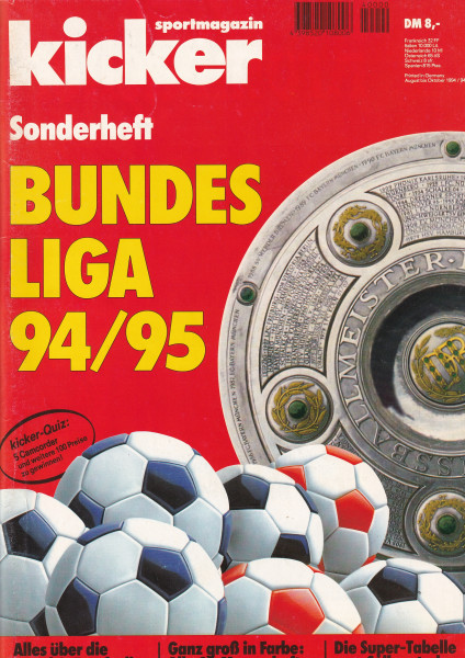 Kicker Sonderheft Bundesliga 1994/95