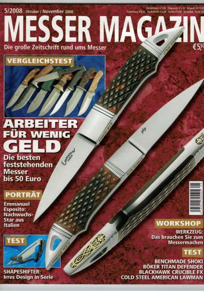 Messer Magazin, 2008/05, Oktober/November
