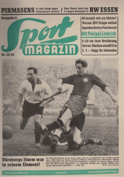 Sport Magazin - 1954 12 A - 22. März 1954