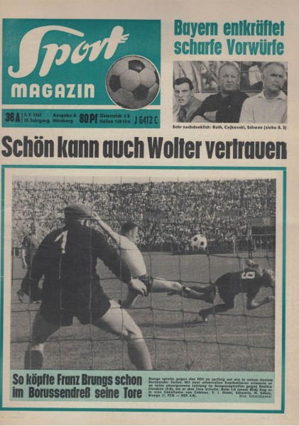 Sport Magazin - 1967 36 A - 04.09.1967