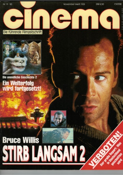 Cinema Zeitschrift, Heft Nr. 150, November 1990, Die unendliche Geschichte 2, Stirb Langsam 2