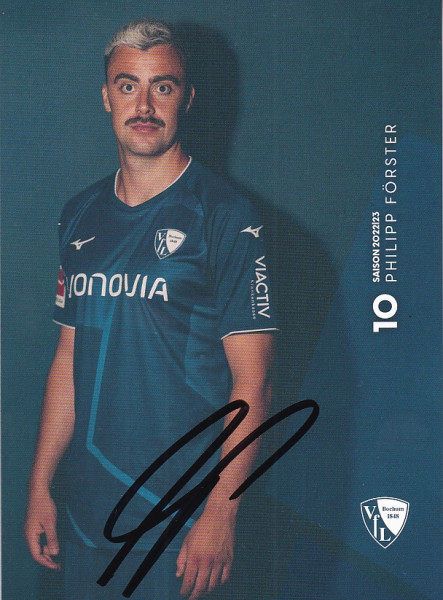 Autogrammkarte - VfL Bochum - Philipp Förster - Original Signatur