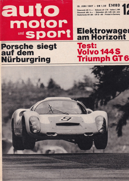Auto Motor und Sport 1967 Heft 12-10.06.1967