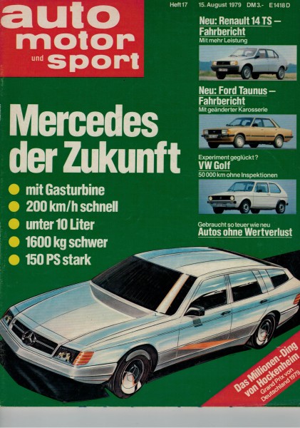 Auto Motor und Sport 1979 Heft 17-15.08.1979