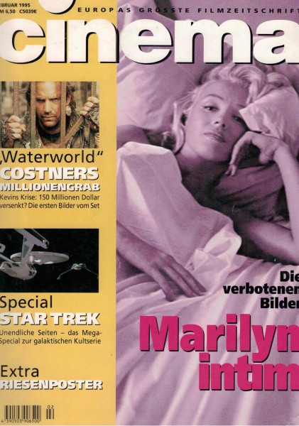 Cinema Zeitschrift, Heft Nr. 201 Februar 1995, Marilyn Monroe, Kevin Costner, Star Trek