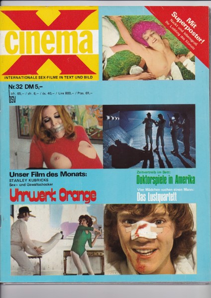 Cinema X - Das Film-Magazin für Liebhaber - Heft-Nr. 32 + Superposter