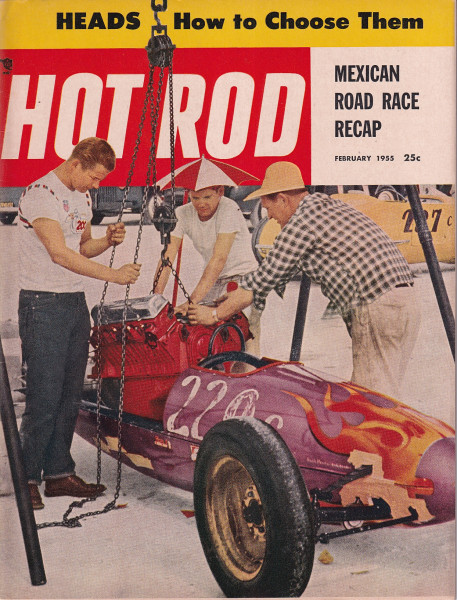 Hot Road Magazine - 1955 February