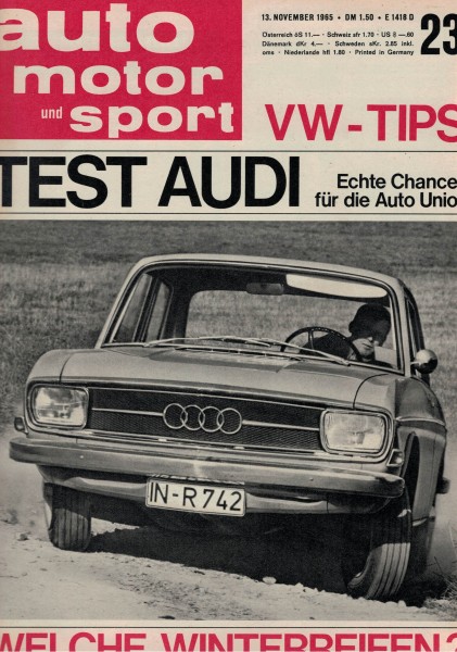 Auto Motor und Sport 1965 Heft 23-13.11.1965