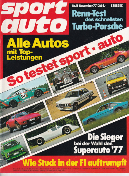 sport auto - 1977 November