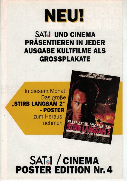 Cinema Poster Edition Nr. 04 - Stirb Langsam 2