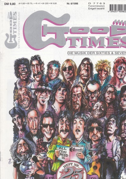 Good Times Ausgabe Nr. 25 - 1996/6 - The Beatles, 10 cc, Peter Green, Steve Morse, Dick Dale