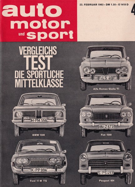 Auto Motor und Sport 1963 Heft 04-23.02.1963