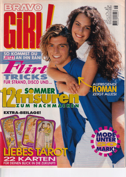 Bravo Girl - 1994 Nr. 16 - 27.07.1994