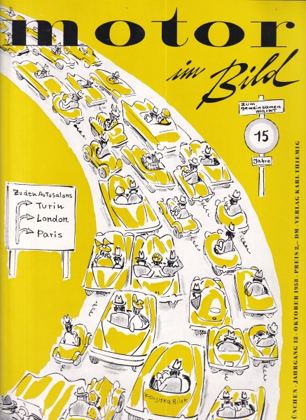 Motor im Bild - 1958 Oktober