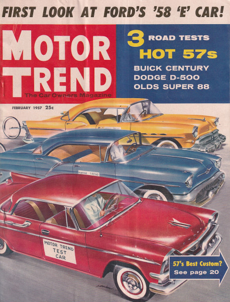 Motor Trend - 1957 February