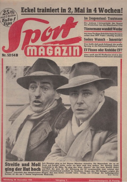Sport Magazin - 1954 52 B - 30. Dezember 1954
